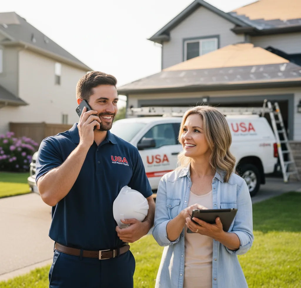 USA Roof Repair Experts customer support in Copiague